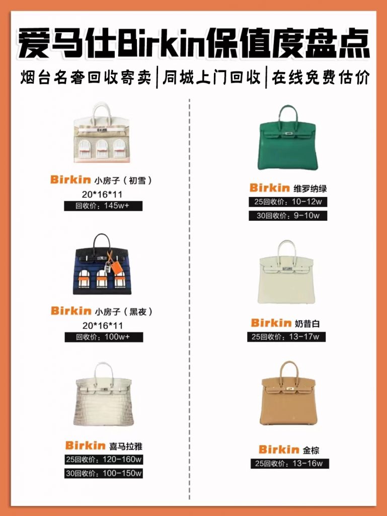 二手爱马仕包包回收行情